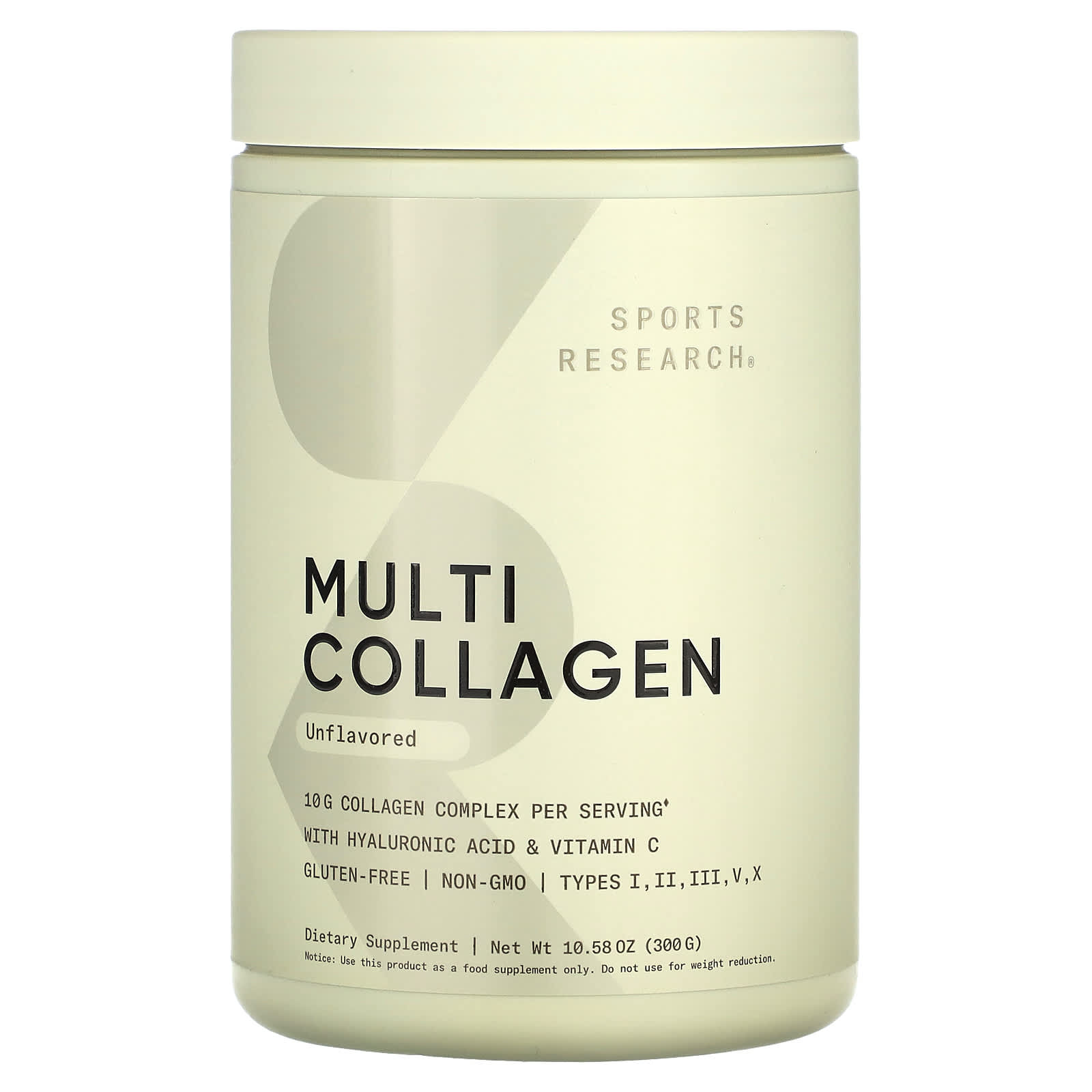 Коллаген Sports Research Multi, без вкуса, 300 г