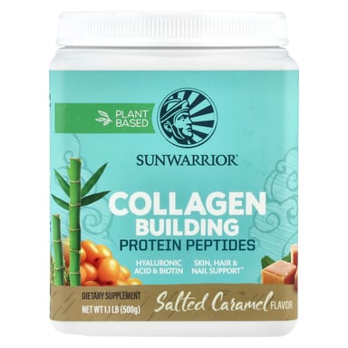 Коллаген Sunwarrior Building Protein Peptides Salted Caramel, 500 г, 1.