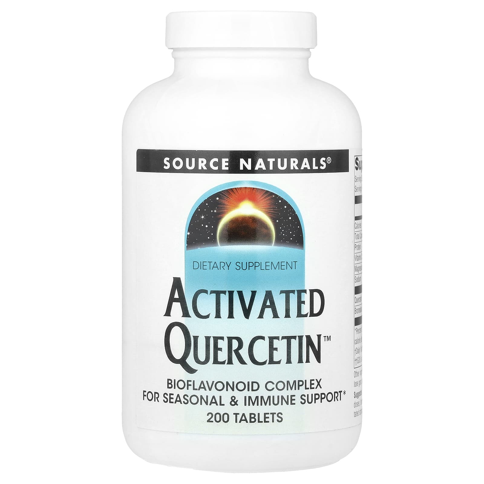 Кверцетин Source Naturals Activated™, 200 таблеток