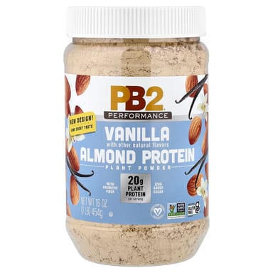 Протеин PB2 Foods Performance Almond, вкус Vanilla, 454 г