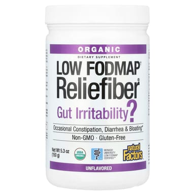 Органический растворимый волокно Natural Factors, 150 г