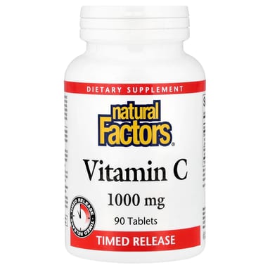Витамин C Natural Factors Time Release, 1000 мг, 90 таблеток