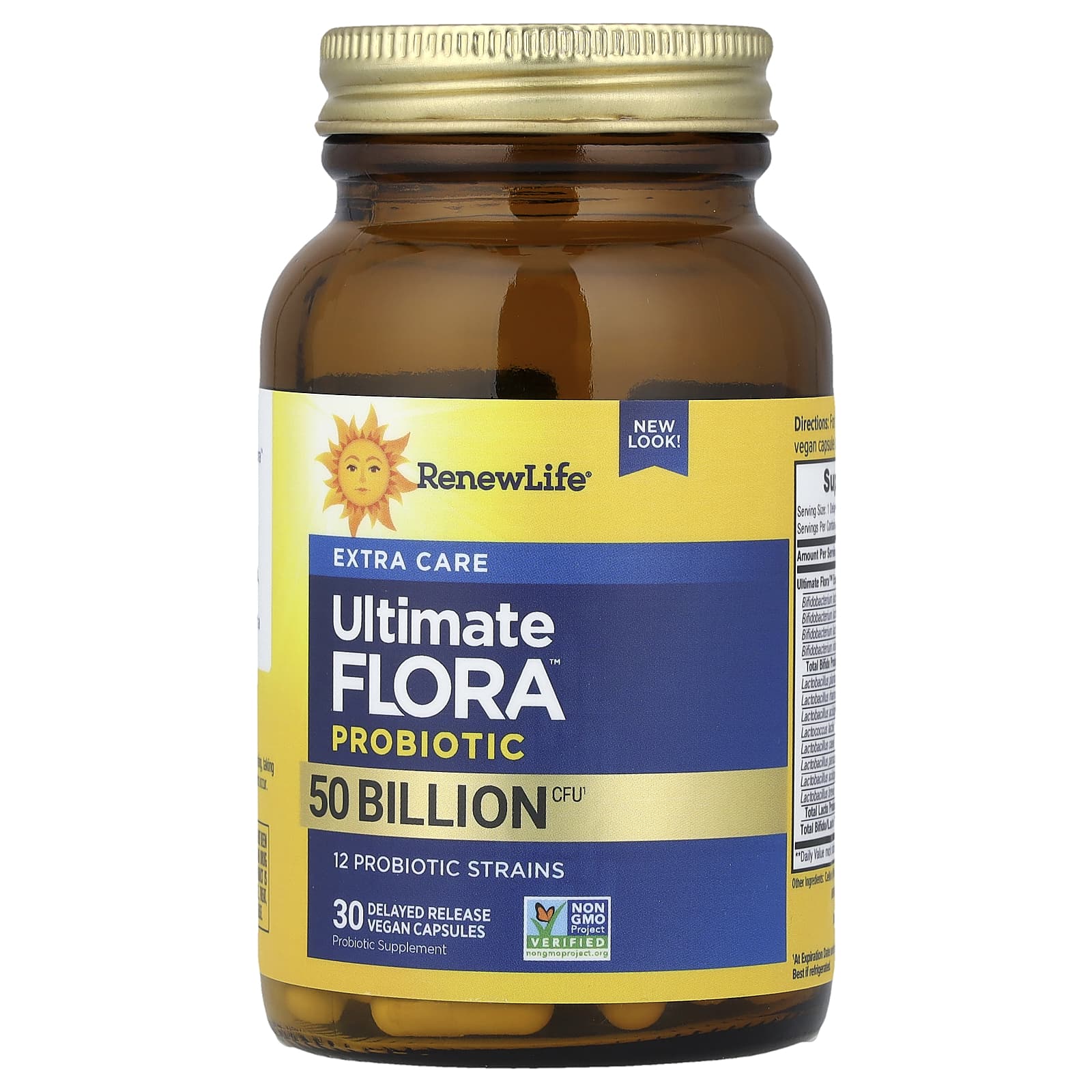 Пробиотик Renew Life Ultimate Flora™ 30 Delayed Release, 50 млрд КОЕ, капсулы
