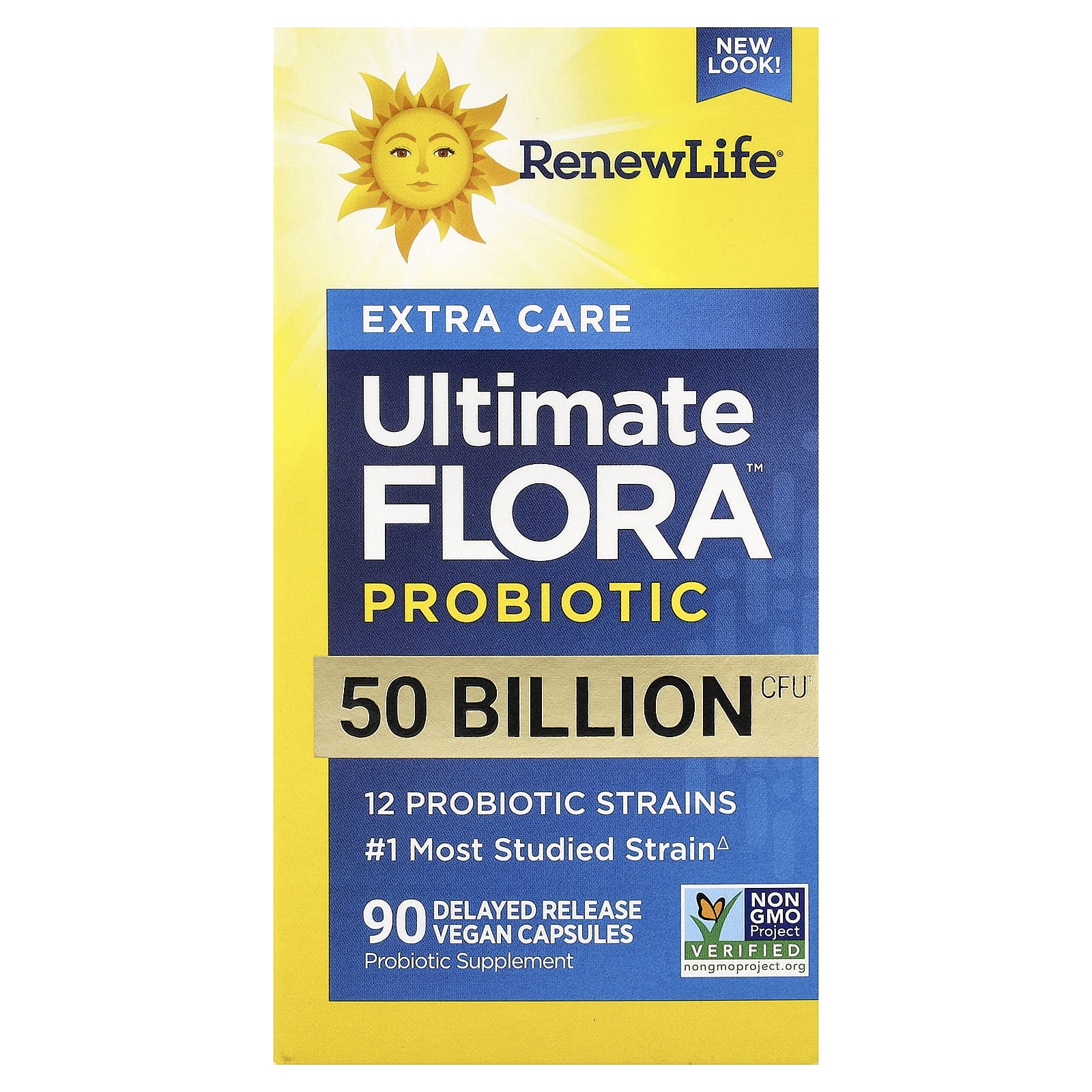 Пробиотик Renew Life Ultimate Flora™ Extra Care 90 Delayed Release, капсулы — фото 2