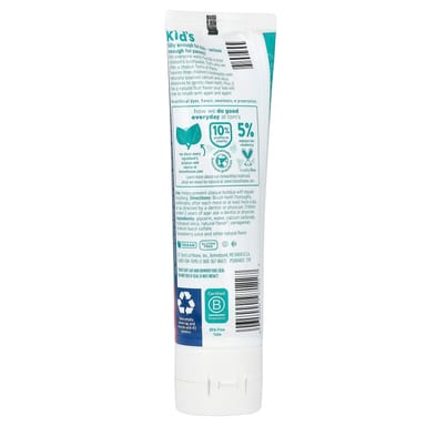 Детская зубная паста Tom's of Maine Natural Fluoride-Free Silly Strawberry, для детей от 2 лет, 144 г