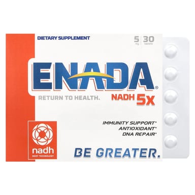 NADH ENADA 5x, 5 мг, 30 таблеток