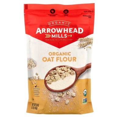 Мука Arrowhead Mills Organic Oat, 453 г