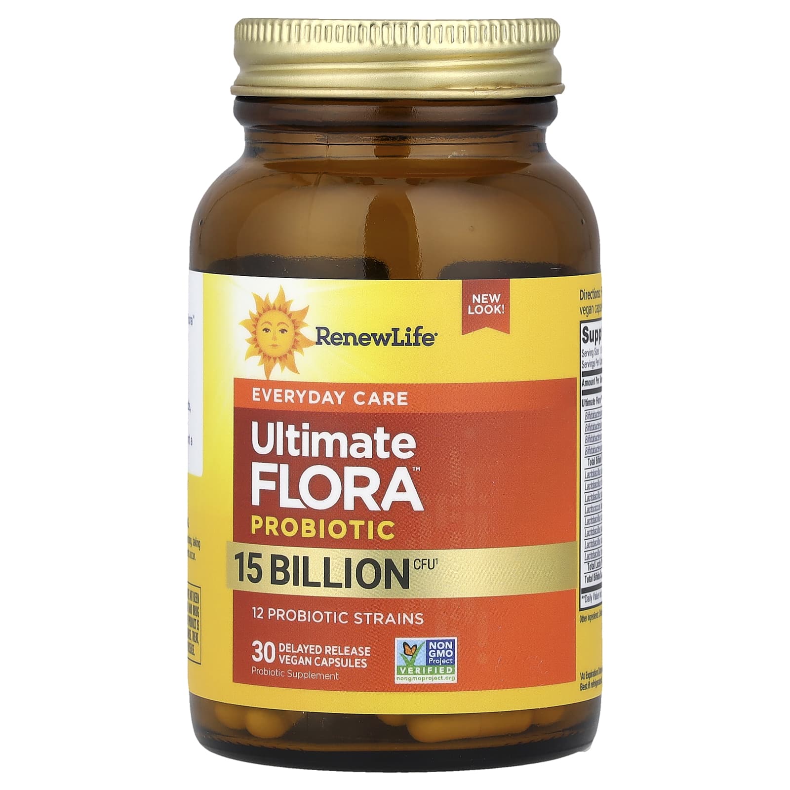Пробиотик Renew Life Ultimate Flora™ 30 Delayed Release, 15 млрд КОЕ, капсулы