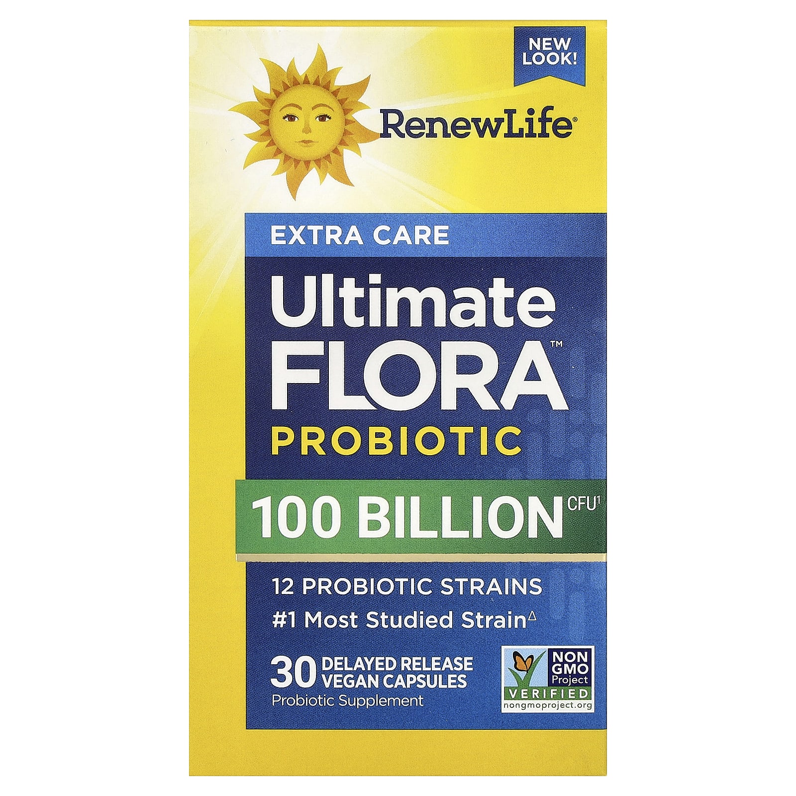 Пробиотик Renew Life Ultimate Care Digestive, 100 млрд КОЕ, 30 растительных капсул — фото 2