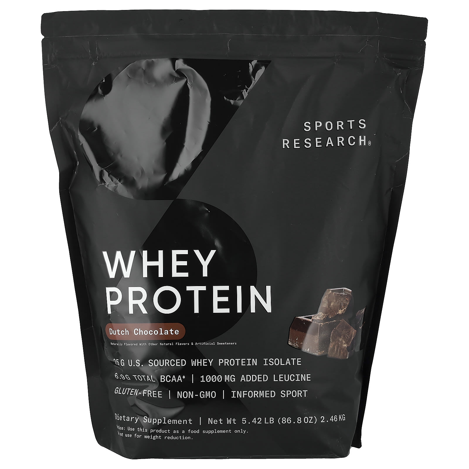 Сывороточный протеин Sports Research, вкус Dutch Chocolate, 2.46 кг — фото 6