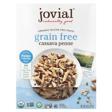 Паста Jovial Organic Cassava Penne, 227 г