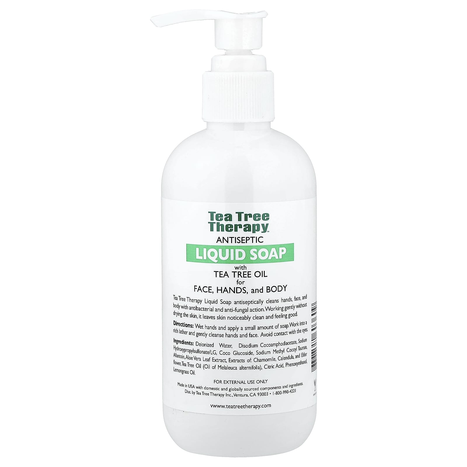 Масло чайного дерева Tea Tree Therapy Antiseptic Liquid Soap, 236 мл, жидкая форма — фото 2