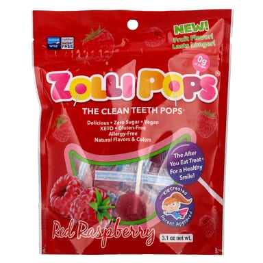 Леденцы для чистки зубов Zollipops, 3.1 унции