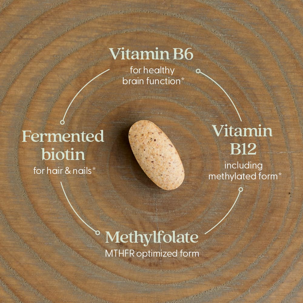 Комплекс витаминов B New Chapter Fermented 60 Vegan Tablets, таблетки — фото 5