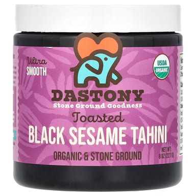 Тахини Dastony Organic Toasted Black Sesame Ultra Smooth, 227 г