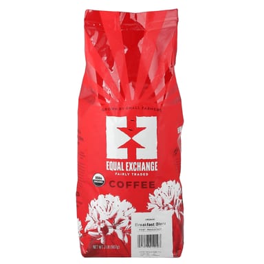 Кофе Equal Exchange Organic Breakfast Blend Medium & French Roasts, 907 г