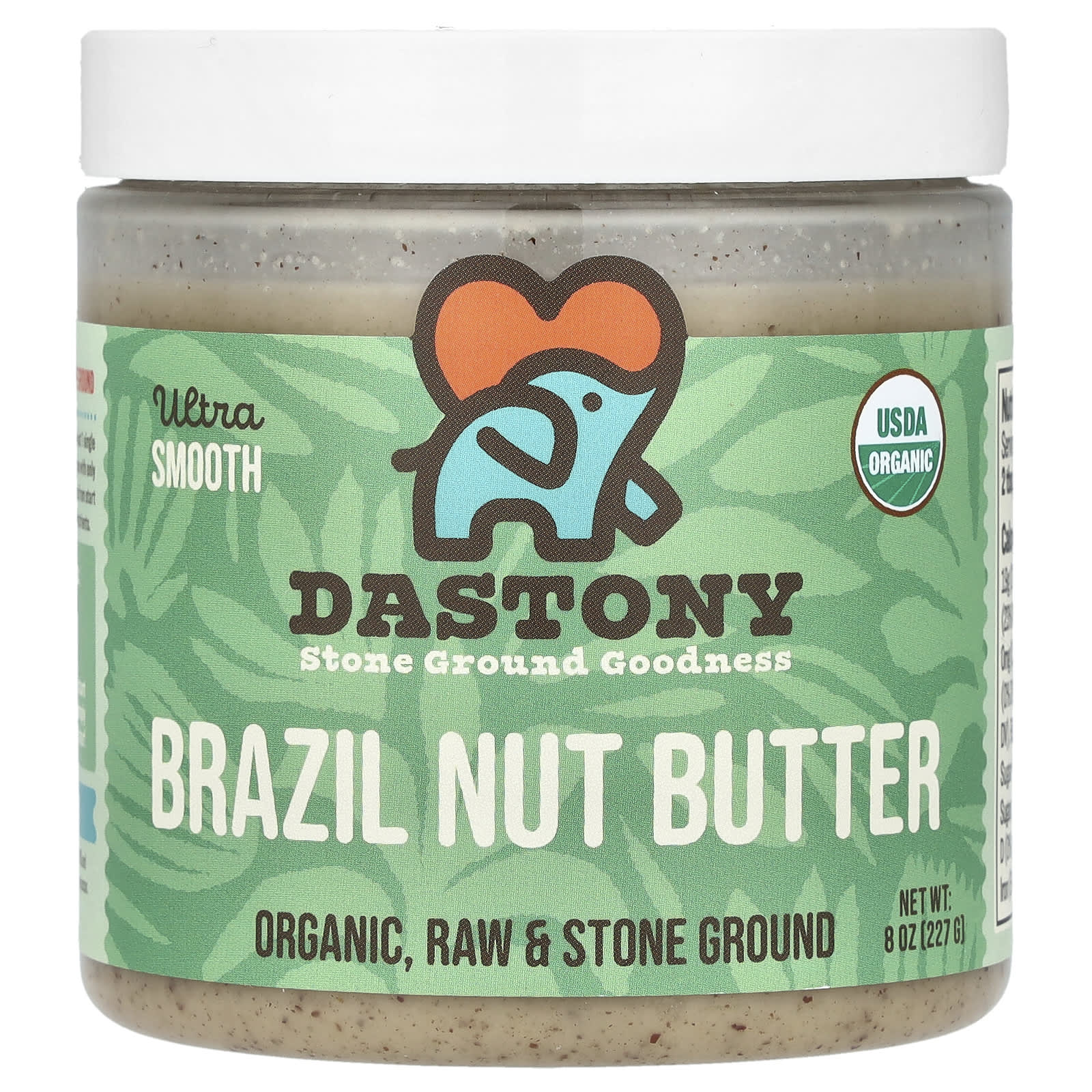 Ореховая паста Dastony Organic Brazil Ultra Smooth, 227 г