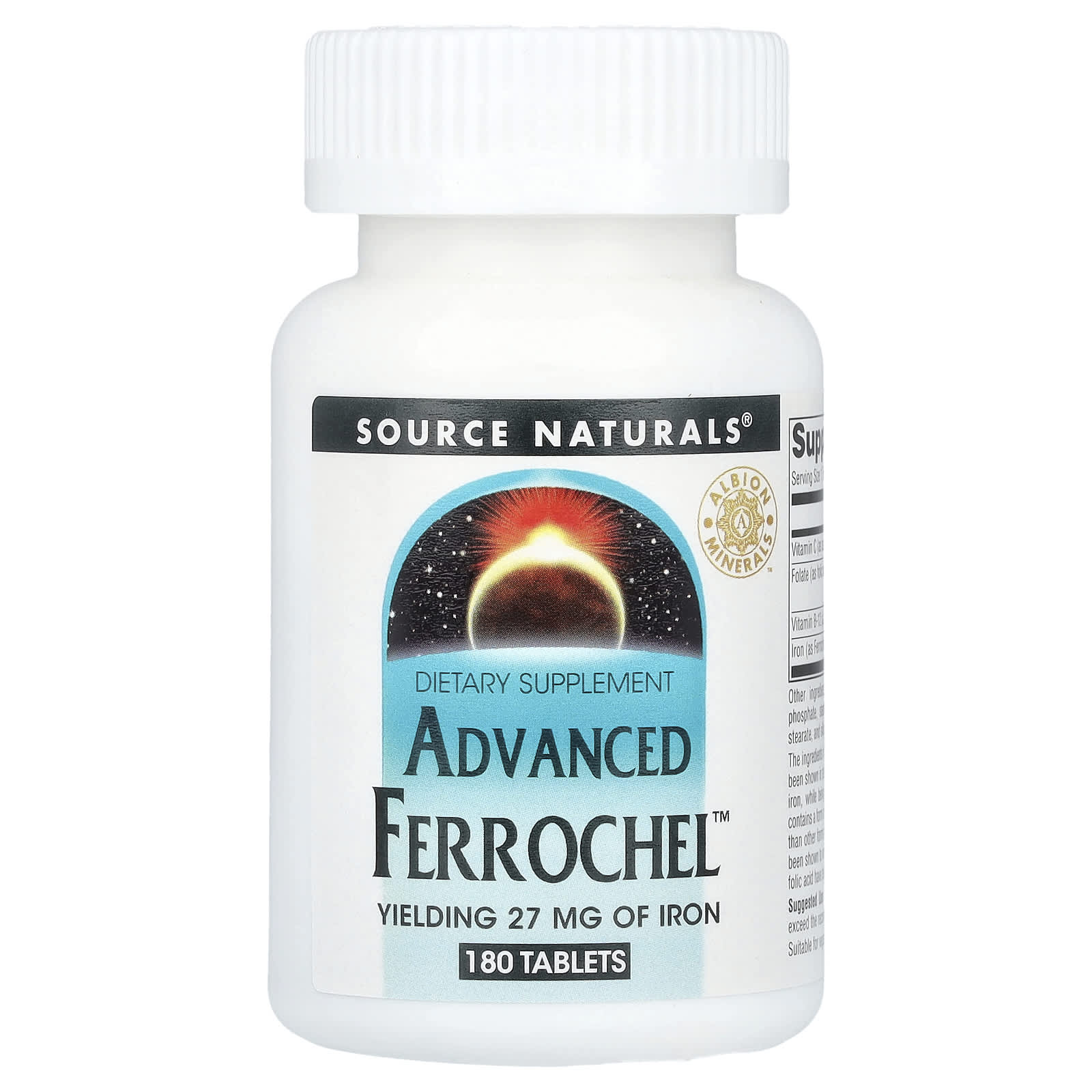 Железо Ferrochel Source Naturals™, 180 таблеток