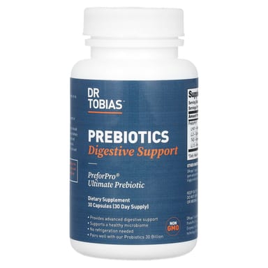 Пребиотик Dr. Tobias Digestive Support, 15 мг, 30 капсул