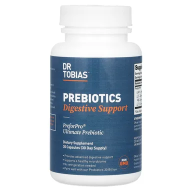 Фото товара: Пребиотик Dr. Tobias Digestive Support, 15 мг, 30 капсул