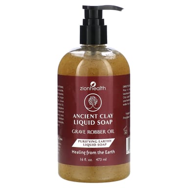 Масло Zion Health Ancient Clay Liquid Soap Grave Robber, 473 мл, жидкая форма
