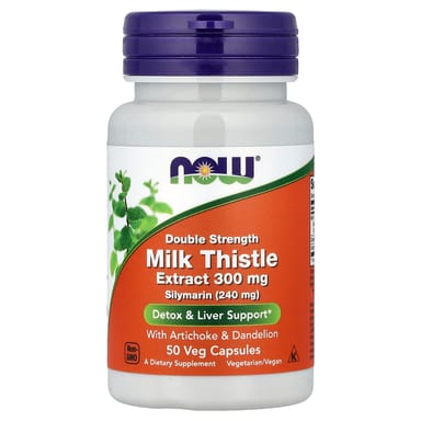 Расторопша NOW Foods Extract, 50 растительных капсул