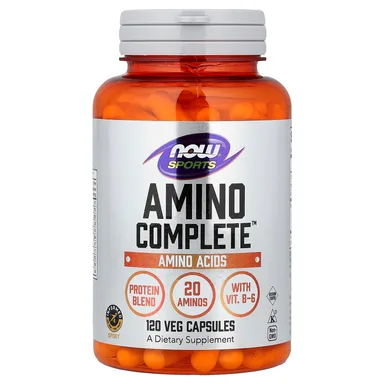 Фото товара: Аминокислотный комплекс NOW Foods Amino Complete™, 120 растительных капсул