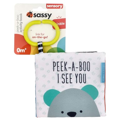 Книга-игрушка Sassy, 0+ месяцев, 1 шт.
