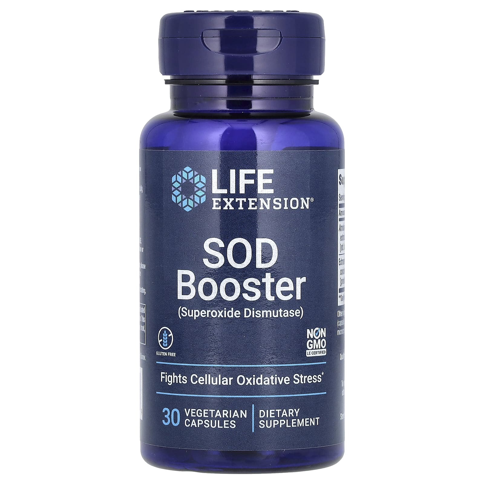 SOD Booster Life Extension, 30 вегетарианских капсул