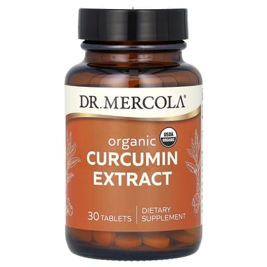Куркумин Dr. Mercola Organic Extract, 30 таблеток