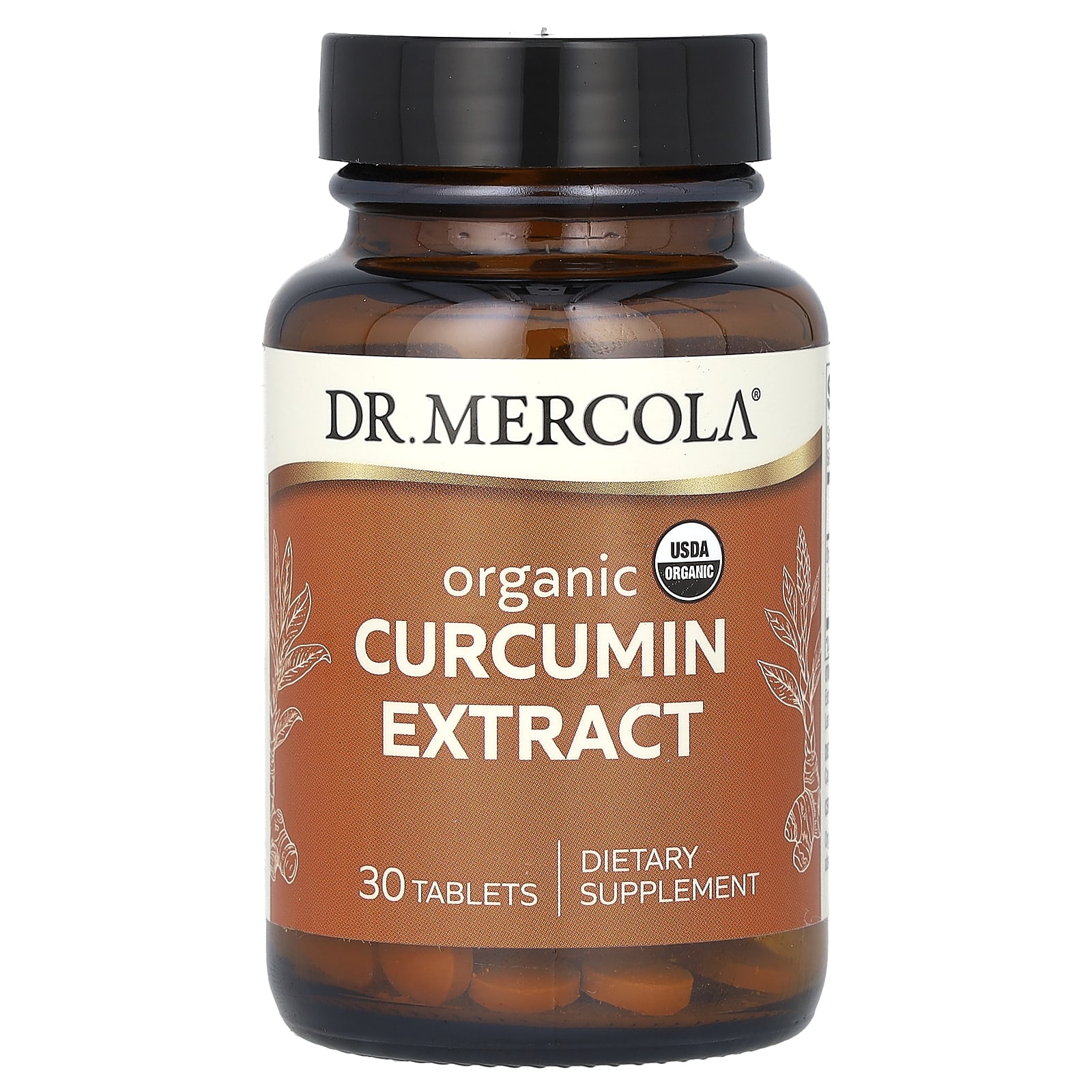 Куркумин Dr. Mercola Organic Extract, 30 таблеток