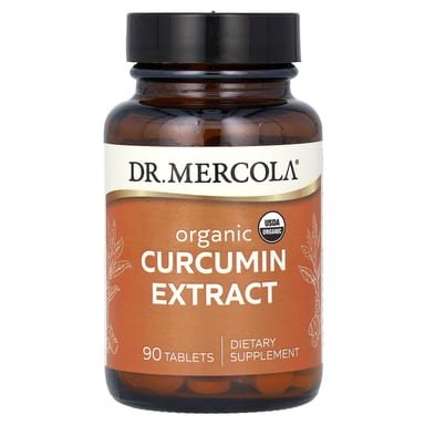 Куркумин Dr. Mercola Organic Extract, 90 таблеток
