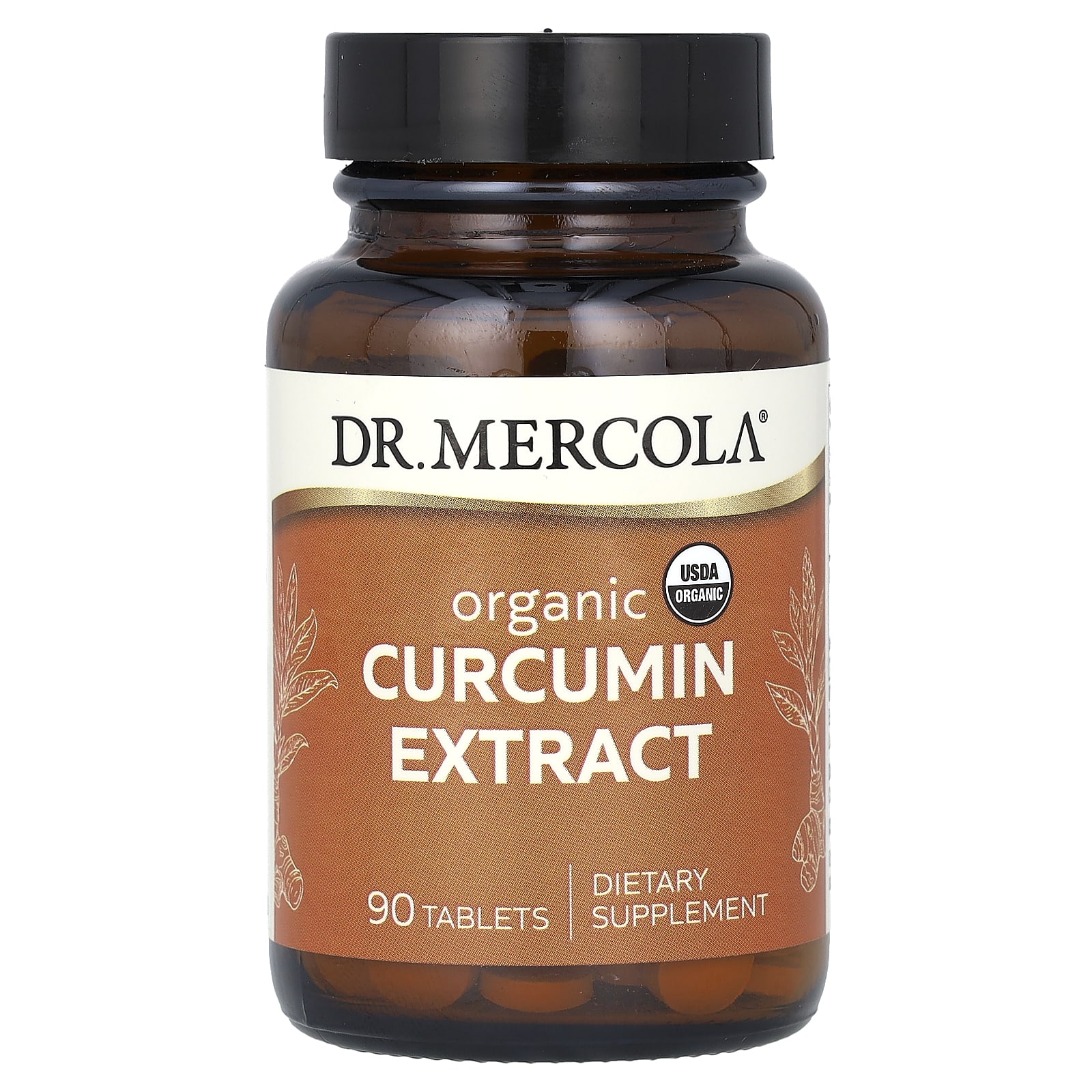Куркумин Dr. Mercola Organic Extract, 90 таблеток