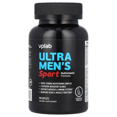 Мультивитамины VPLab Ultra Men's Sport Formula, оттенок 90 Caplets