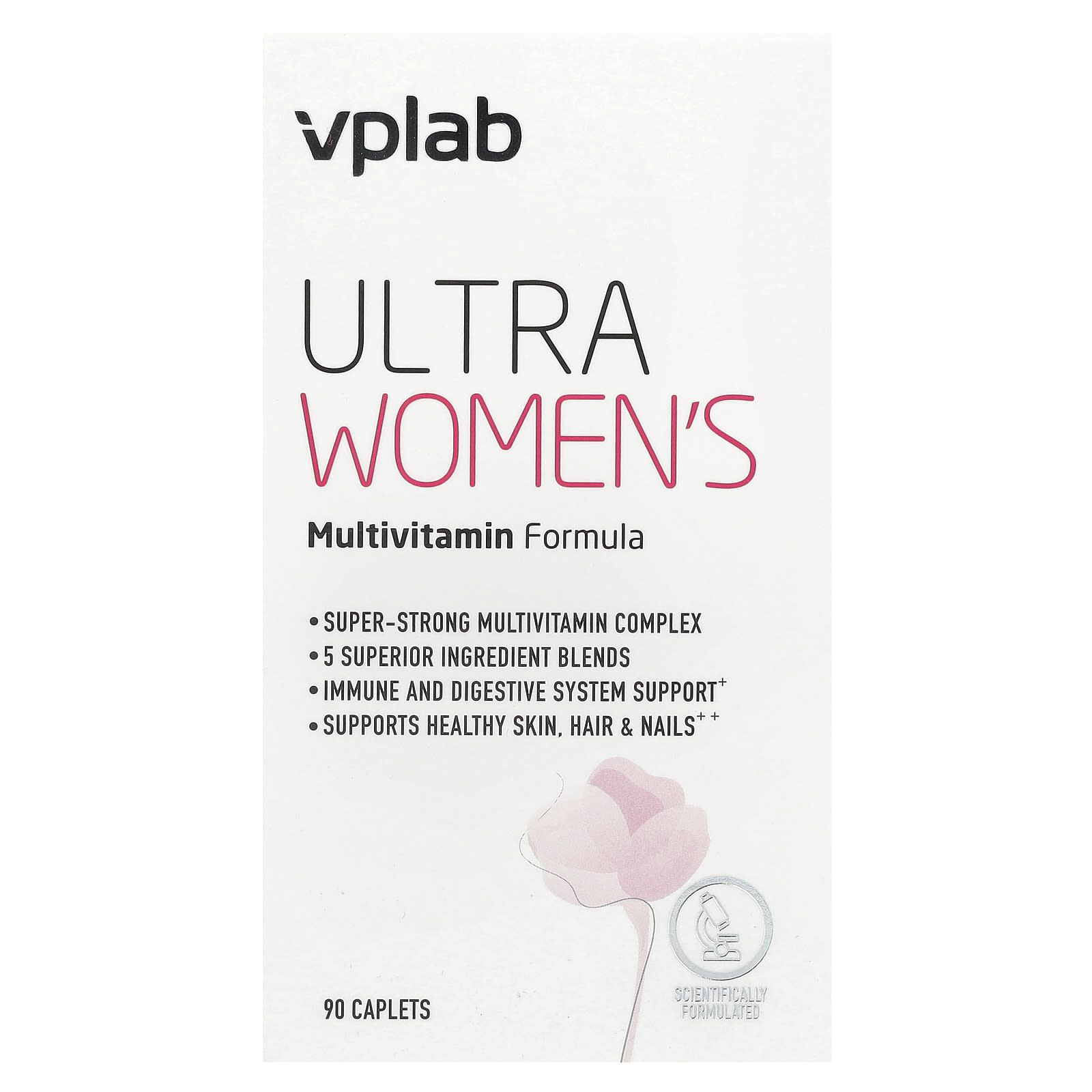 Мультивитамины VPLab Ultra Women's Formula, оттенок 90 Caplets — фото 2
