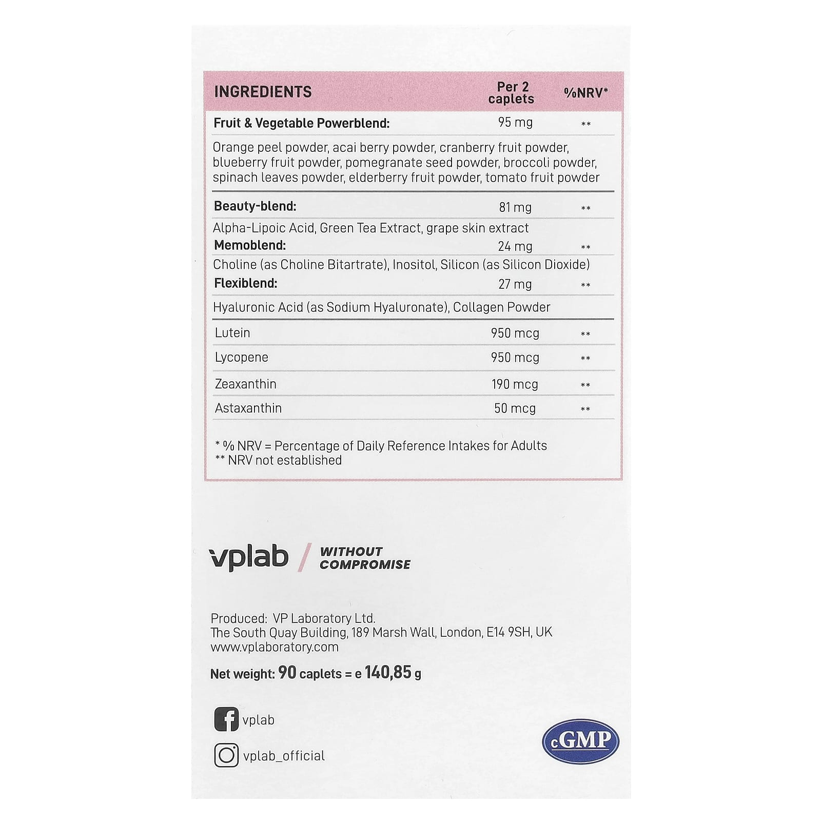 Мультивитамины VPLab Ultra Women's Formula, оттенок 90 Caplets — фото 5