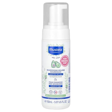 Шампунь Mustela Foam for Newborns with Avocado Polyphenols For Cradle Cap, 150 мл