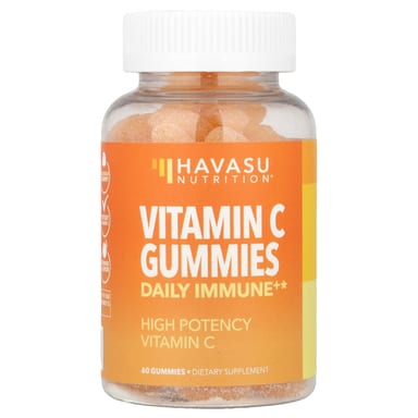 Витамин C Havasu Nutrition Gummies Daily Immune, вкус Orange, 60 жевательных пастилок
