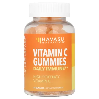 Фото товара: Витамин C Havasu Nutrition Gummies Daily Immune, вкус «апельсин», 60 жевательных пастилок