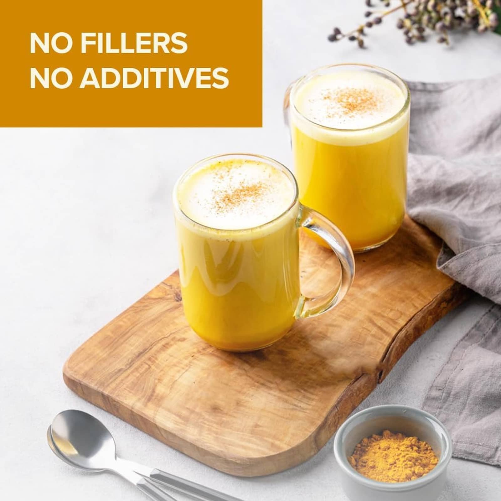 Куркума VAHDAM India Latte Mix Ginger, без кофеина, 100 г — фото 6