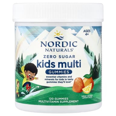 Жевательные витамины Nordic Naturals, 120 жевательных, апельсин-лимон, для детей от 4 лет