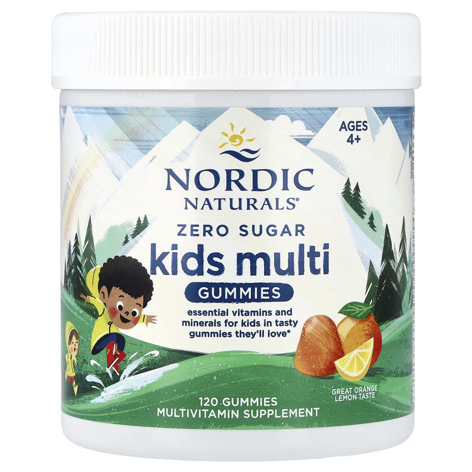Жевательные витамины Nordic Naturals, 120 жевательных, апельсин-лимон, для детей от 4 лет — фото 3