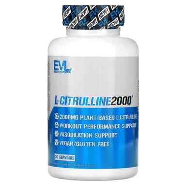 L-Cитруллин 2000 EVLution Nutrition, 90 вегетарианских капсул (666 мг на капсулу)