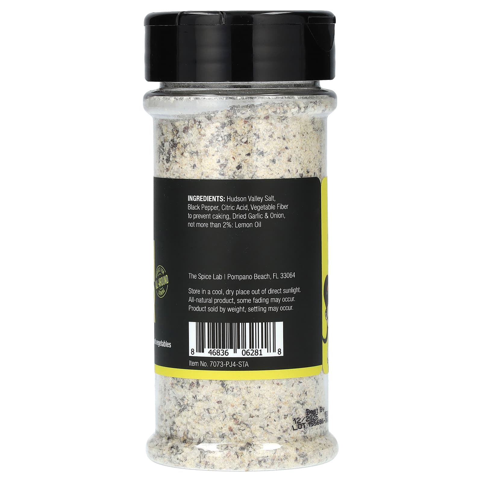 Приправа The Spice Lab, вкус Lemon Pepper Seasoning, 190 г — фото 2