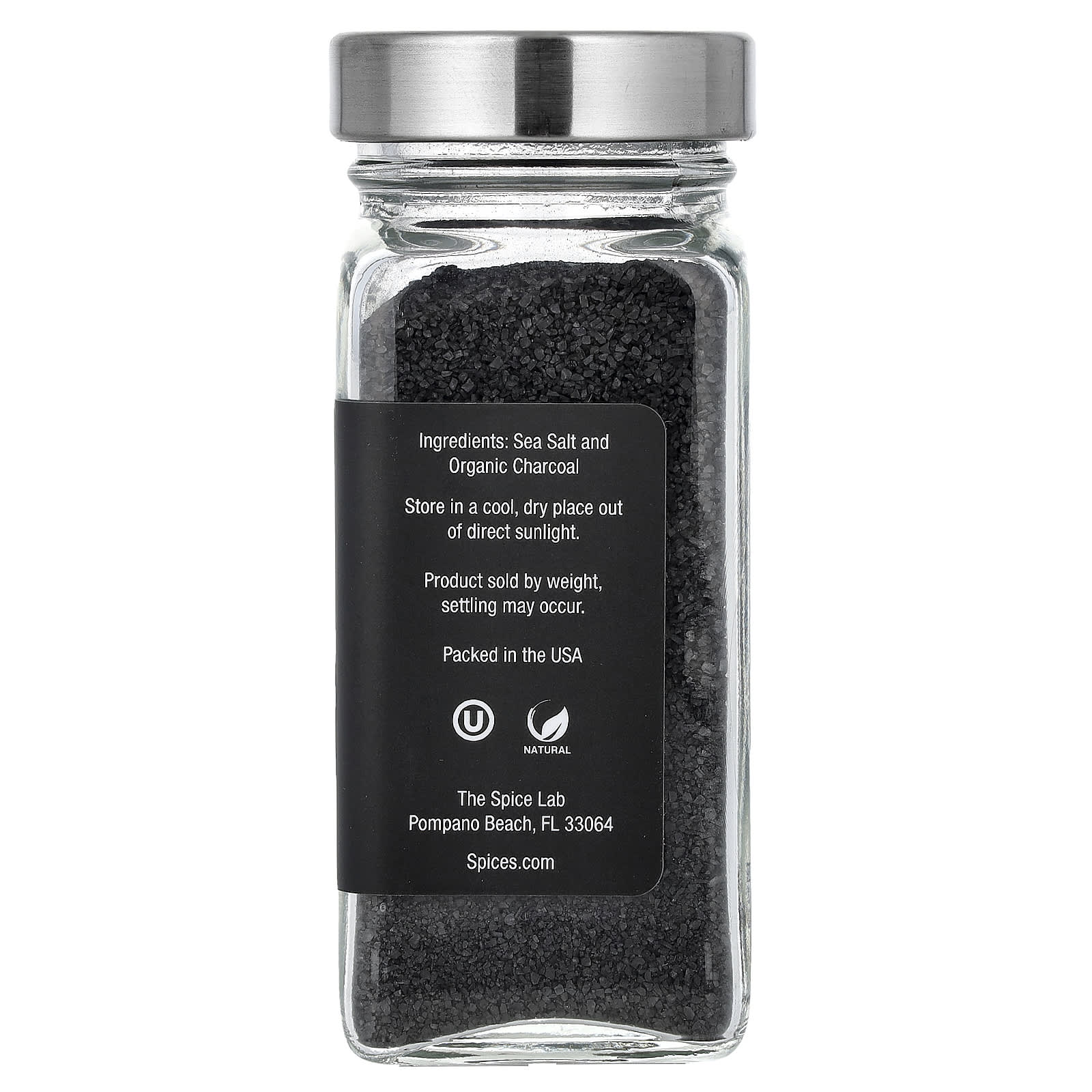 Морская соль The Spice Lab Hawaiian Black Lava Fine Grain, 121 г — фото 2
