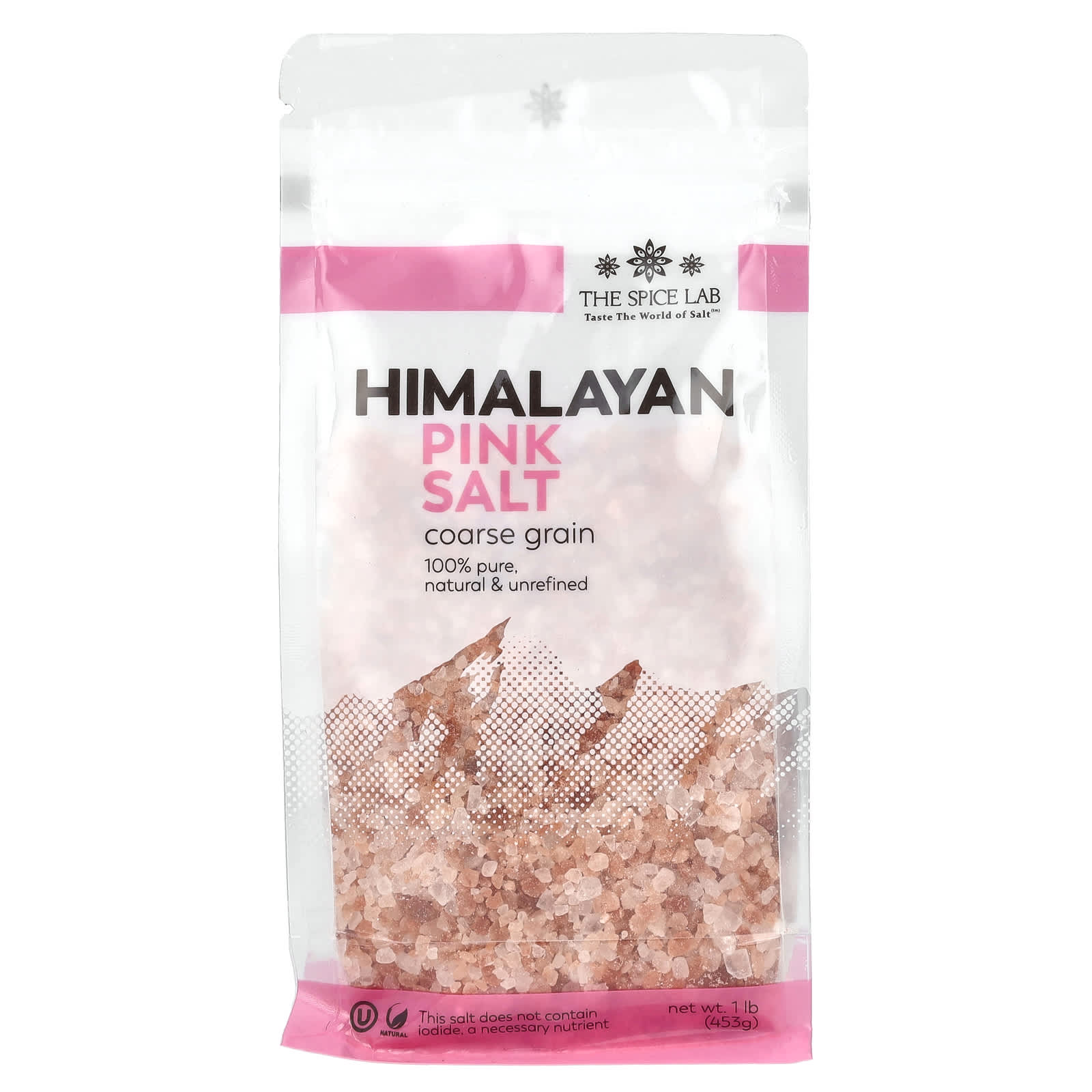 Розовая соль The Spice Lab Himalayan Coarse Grain, 453 г — фото 2
