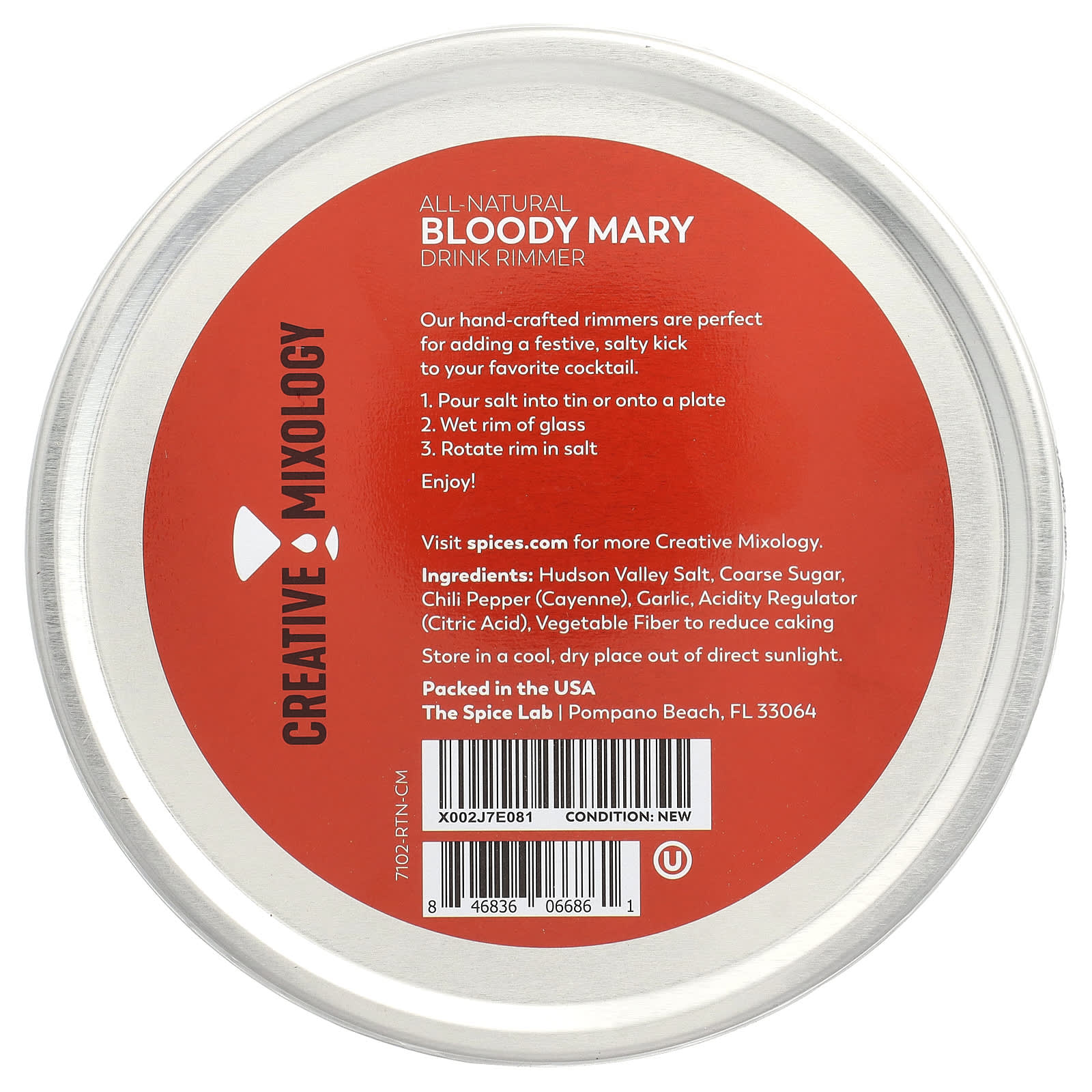 Соль для коктейлей The Spice Lab Creative Mixology Bloody Mary, 99 г — фото 2