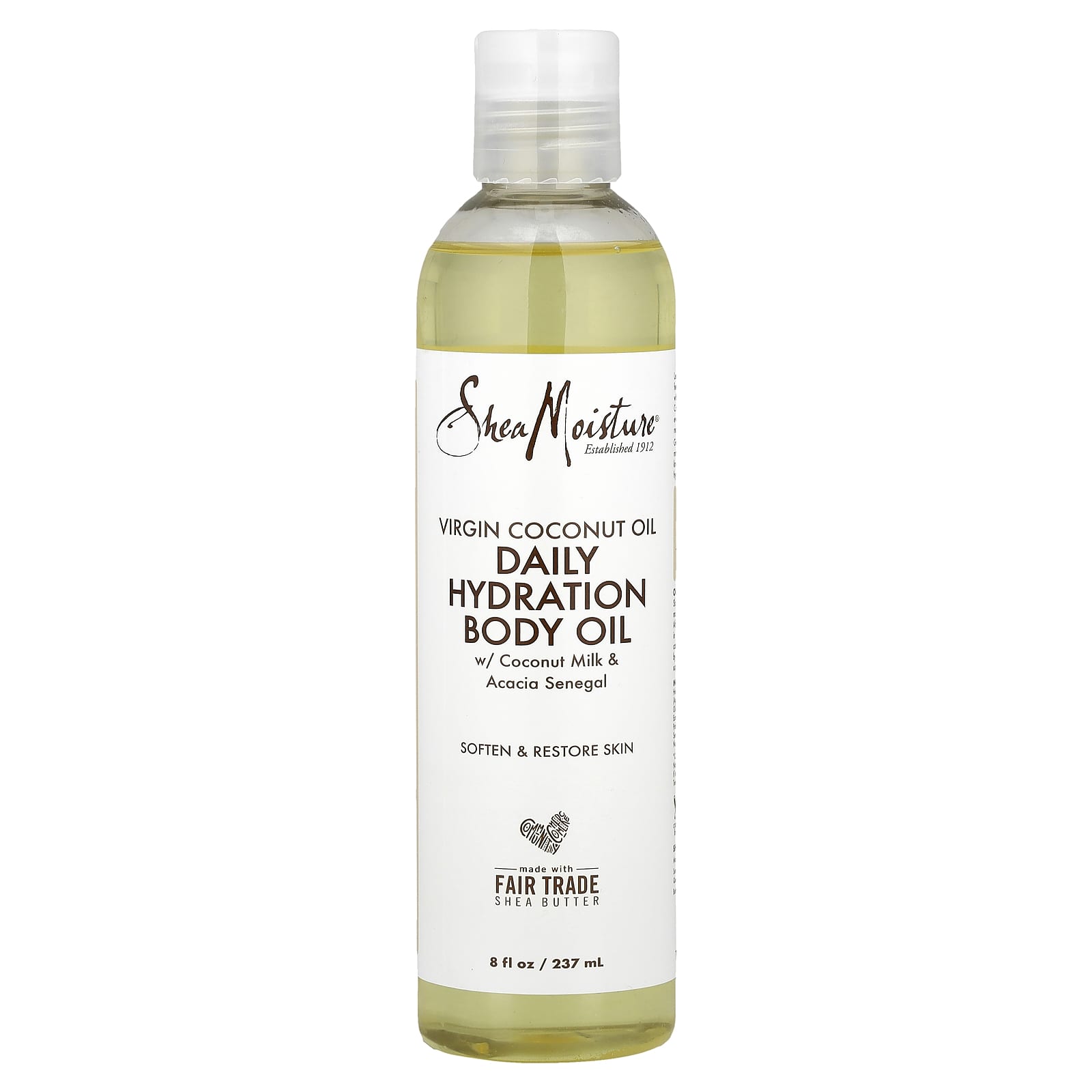 Кокосовое масло SheaMoisture Daily Hydration Body Oil, вкус Virgin Coconut Oil, 237 мл