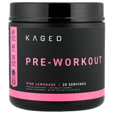 Предтренировочный комплекс Kaged, вкус Pink Lemonade, 552 г, 1.