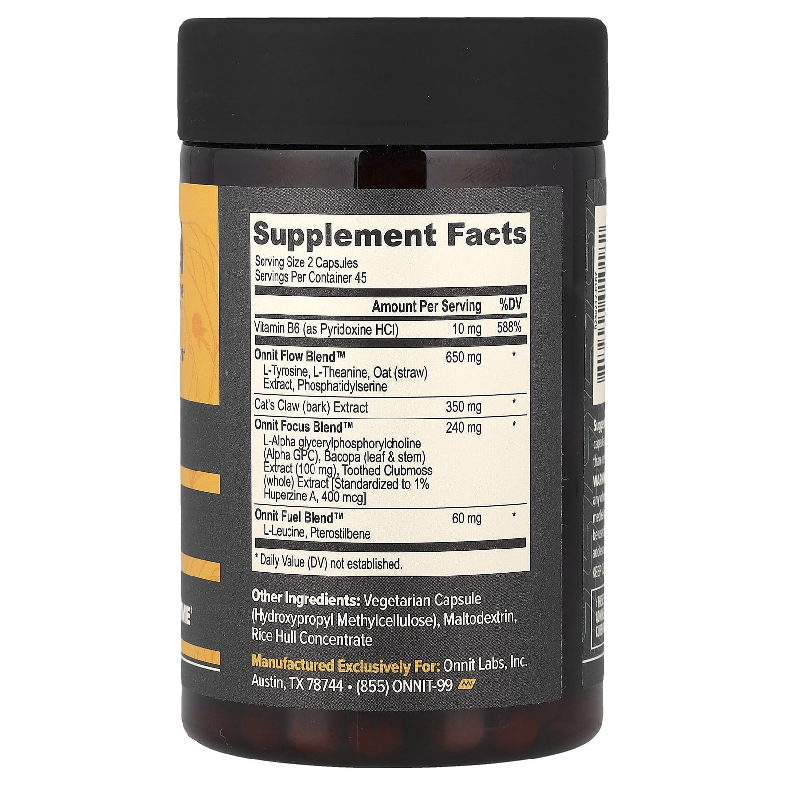 Ноотроп Onnit, 90 капсул — фото 2